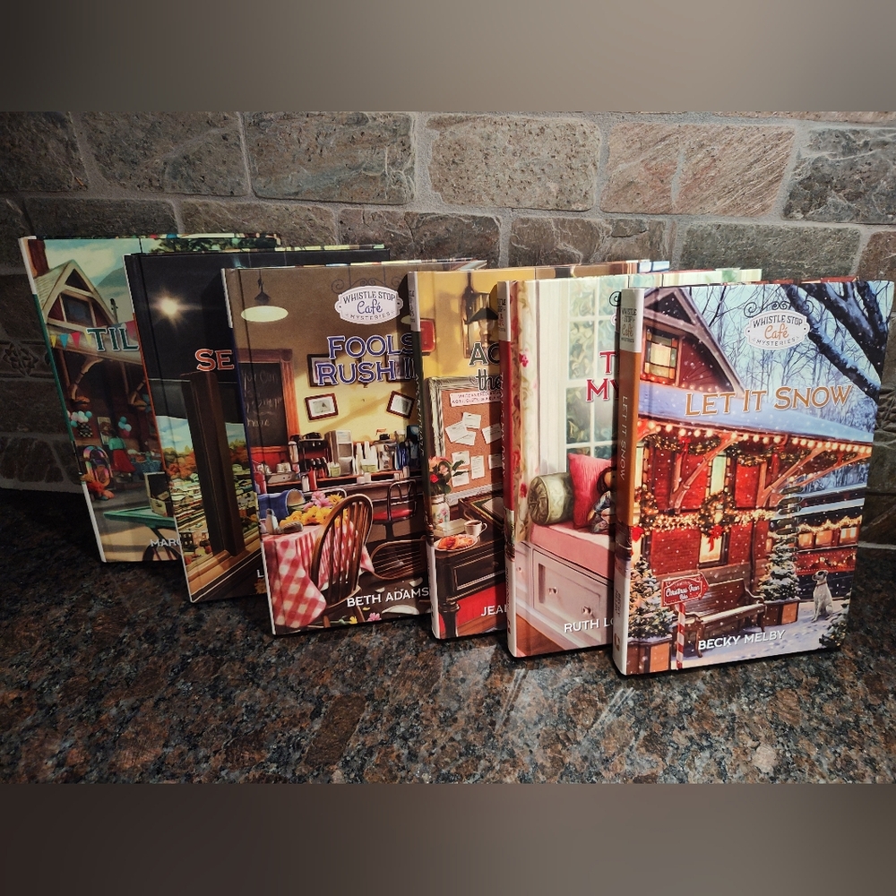 Whistle Stop Cafe Mysteries, Bundle Of 6 Books, Hardcover, Non-violent
